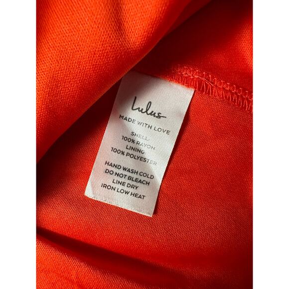 Lulus Garden Explorer Red Floral Print Mini Dress Size‎ M - Picture 8 of 8